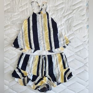 Flowy Striped Pajama/lounge Set